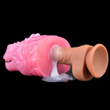 Glamour Dragon rosa Drachen-Maske mit breitem Öffnungsteil