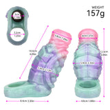Dragon Sleeve & Sheath Extender size chart, weight 157g and dimensions