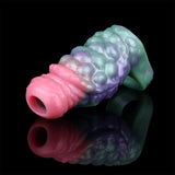 Dragon Sleeve & Sheath Extender, pastel teal and lavender with open tip