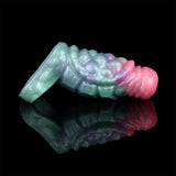 Dragon Sleeve & Sheath Extender, underside angle with hollow opening and ribbing