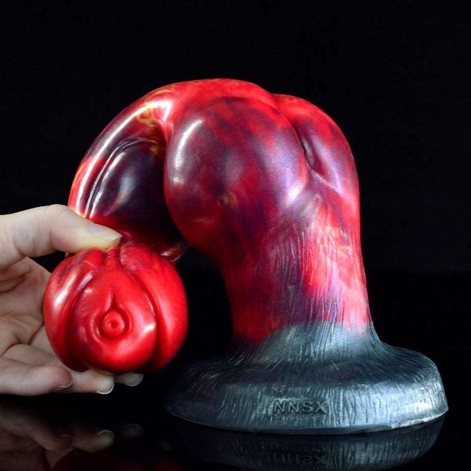 Dani - Huge Dog Dildo, Thick Knotted Canine - DirtyToyz