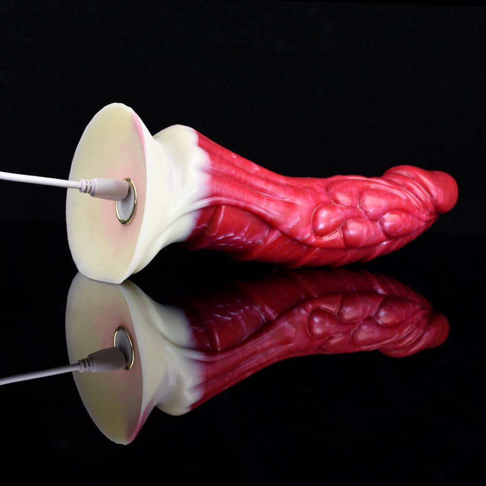 vibrating fantasy dildo Amazon.com: Thrusting Dildo Vibrator Hell Wolf Monster Fantasy Dildos with  3 Speeds & 4 Thrusting & Vibrating, 8.7