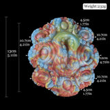 Octopus grinder size diagram with weight 232g and cm measurements