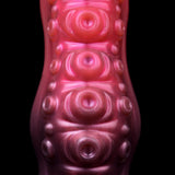 Men’s octopus tentacle sheath, shiny pink metallic bodysuit