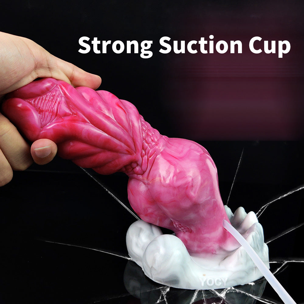 Knotted Fantasy Squirting Dildo - Ultimate Ejaculating Pleasure Knotted Fantasy Squirting Dildo - Ultimate Ejaculating Pleasure