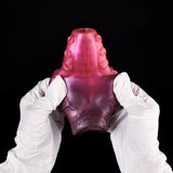 Oktopus-Penis-Sleeve, rosa, Rückansicht mit Knubbelprägung und breitem Absatz