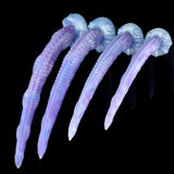 Tentacle dildo, light purple with raised suction-cup pattern and bulbous head