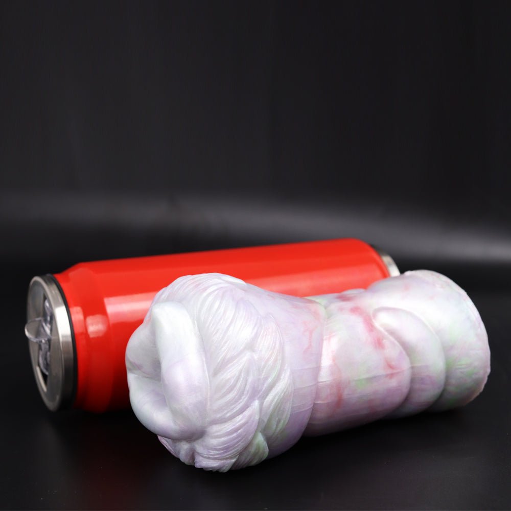Military Horse fantasy masturbator: red body with twisted white filling