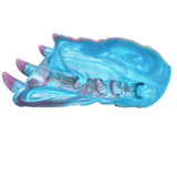 Alien claw stroker top view: smooth blue-purple surface with claw tips