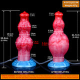 Cynthia's Huge Knot – Horse Inflating Dildo Fantasy Beast - DirtyToyz