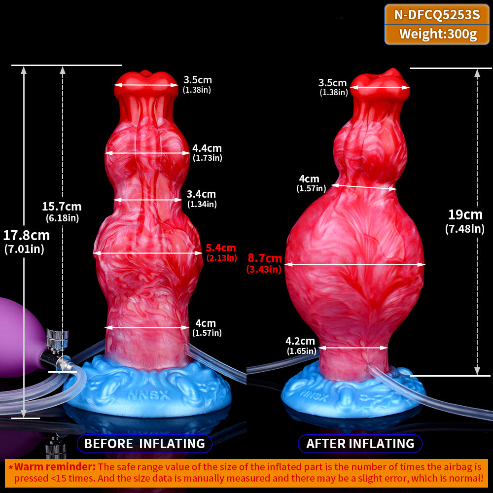 Cynthia's Huge Knot – Horse Inflating Dildo Fantasy Beast