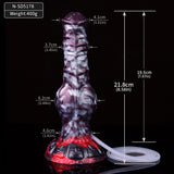 Emma – Knotted Squirting Dildo with Wolf Fantasy Flair - DirtyToyz
