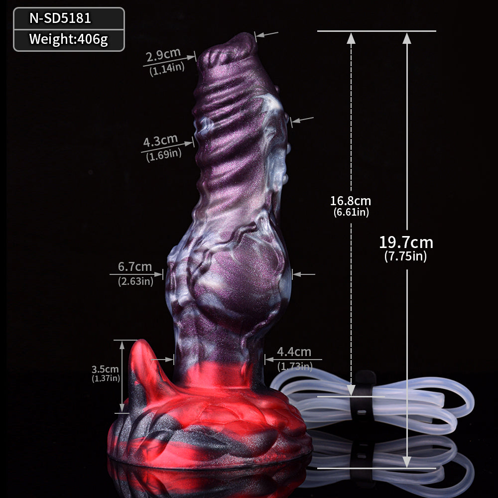 Augus – Best Squirting Dildo with Huge Knot Fantasy Power - DirtyToyz