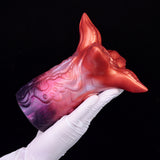 Fantasie Fleshlight, Blick von oben auf die Tentakelspitzen in rot-violett