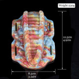 Rainbow tentacle toy with measurement marks: 12.5 cm, 23 g