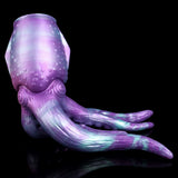 Purple tentacle fleshlight with four curved tentacles and textured surface