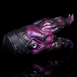 Octopus Dagon tentacle masturbator, purple tentacles with large eye detail, side view