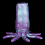 Octopus tentacle masturbator in purple-blue with textured top and six arms