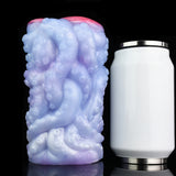 Octopus Orana dual-hole vibrator and bullet attachment, blue body with pink top accent