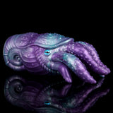 Octopus Tentakel-Masturbator von DirtyToyz, violett mit blauen Augen und Saugnoppen