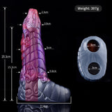 Dragon sheath extender size diagram: 20.3 cm height, 397 g weight, dual openings