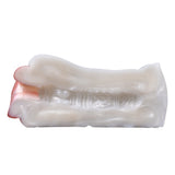 White internal sleeve detail with pink end, no fur cover visible