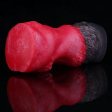 Two-tone foam training pad, red with dark gray end section