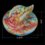 Rhea Fantasy Grinder size view: octopus design with 11.5cm width and 5cm height