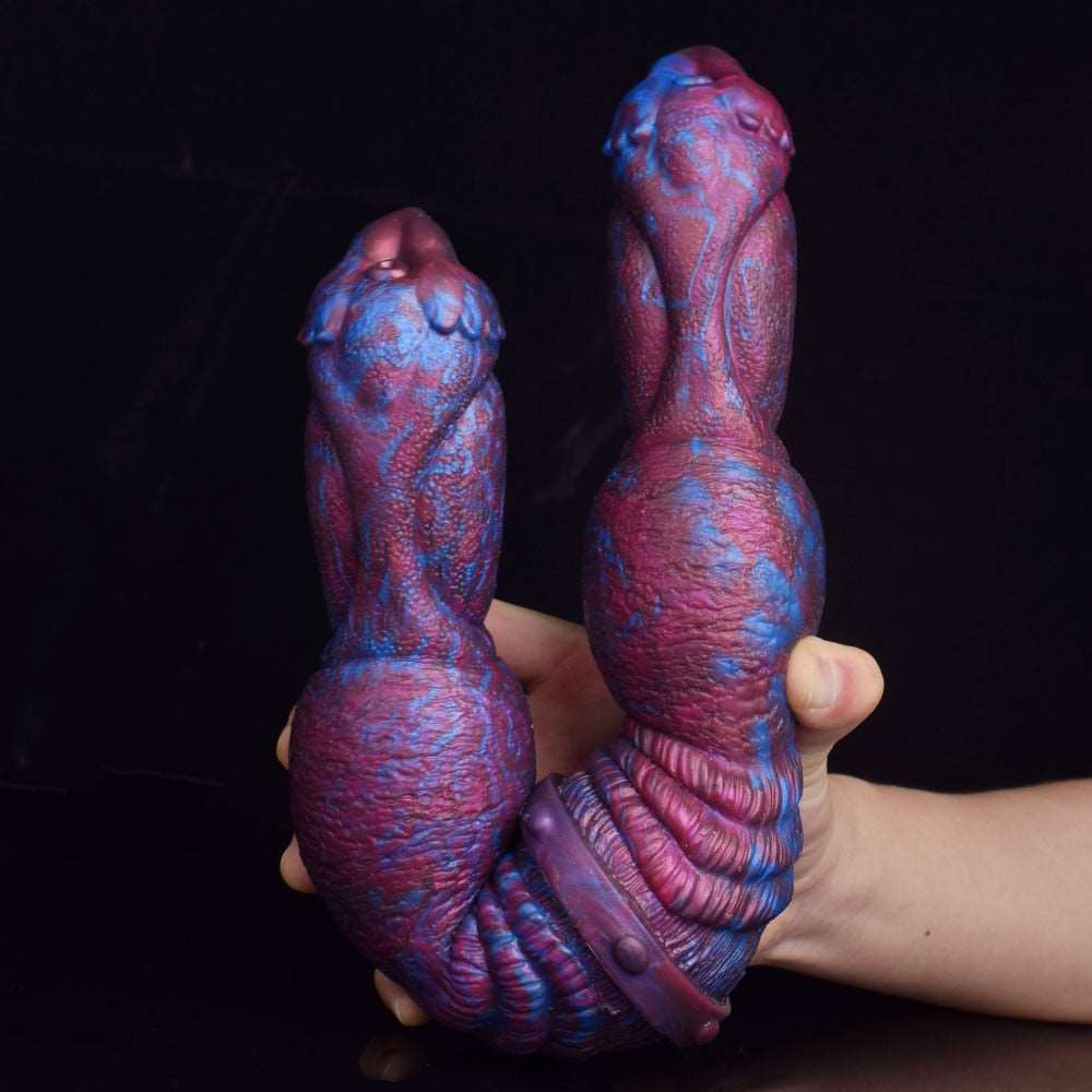 HYPERION - Double Ended Huge Knot Dildo - DirtyToyz