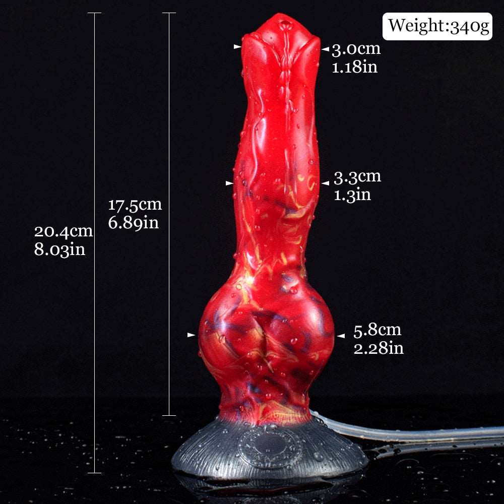 Erebus - Realistic Canine Dog Dildo with Knot - DirtyToyz