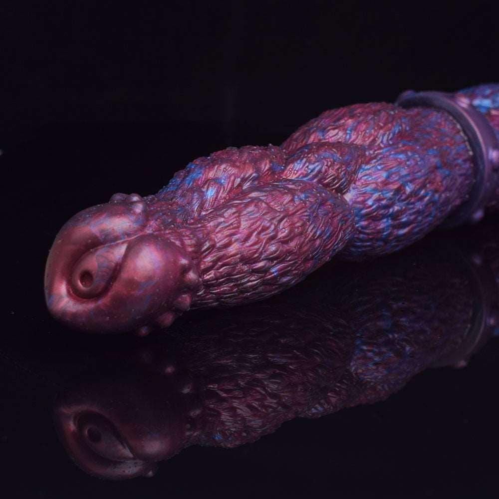 ARCTURUS - Thick Ribbed Horse Double Ended Dildo - DirtyToyz