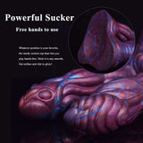 Lydian - Double Penetration Ribbed Alien Butt Plug - DirtyToyz