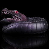 Serpentress Fleshlight curled body with detailed scales and red eye on head