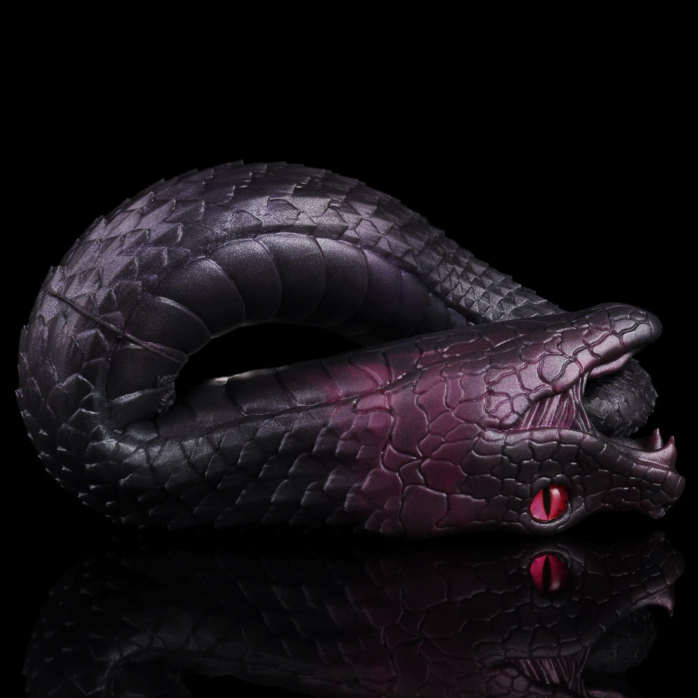 Serpentress Fleshlight coiled snake form with red eye on the head