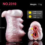 Canine stroker size chart showing measurements and weight: 775g