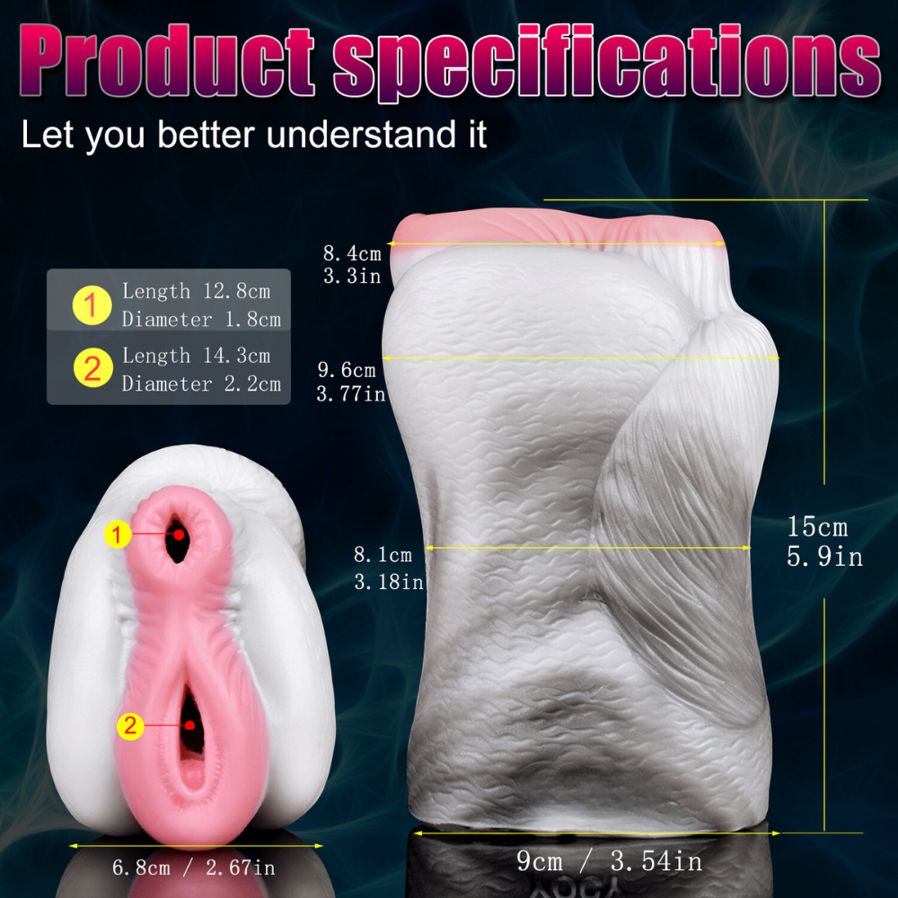 Nyx Stallion Furry Fleshlight - Dual Pleasure Beast Masturbator