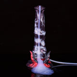 Fantasy beast squirting dildo with upright insert and red horn base