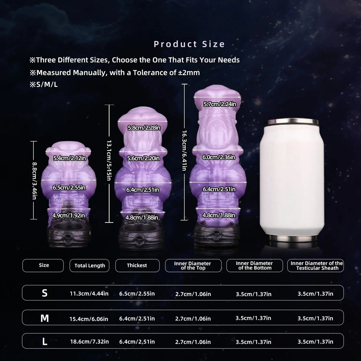 Voryn – Textured Fantasy Penis Sleeve with Ball Ring