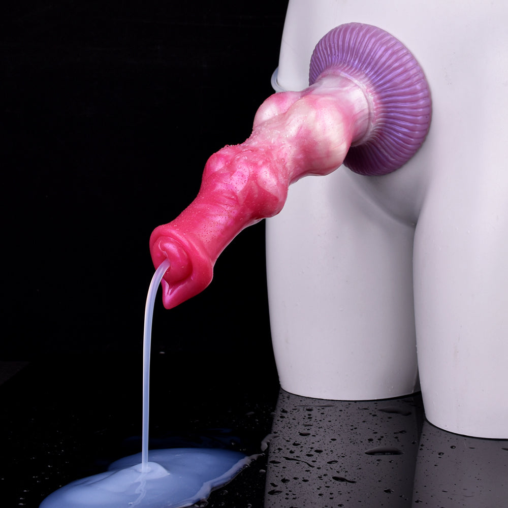 Yaksha - Huge Double Knot Ejaculating Dog Dildo, Realistic Canine Plug Yaksha - Huge Double Knot Ejaculating Dog Dildo, Realistic Canine Plug