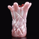 Yoyo the Tentacle octopus stroker, front view of pink tentacles with textured body surface