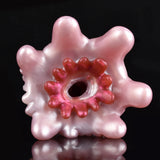 Yoyo tentacle stroker, underside suction detail with red textured ring