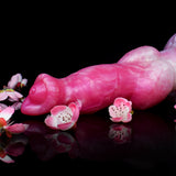 Elvan - Realistic Knotted Canine, Thick Wolf Dildo - DirtyToyz
