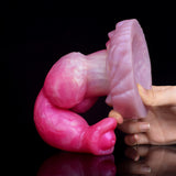 Elvan - Realistic Knotted Canine, Thick Wolf Dildo - DirtyToyz