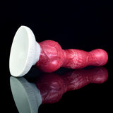 Erebus Hundedildo mit breiter Flosse am Sockel, längliche Form