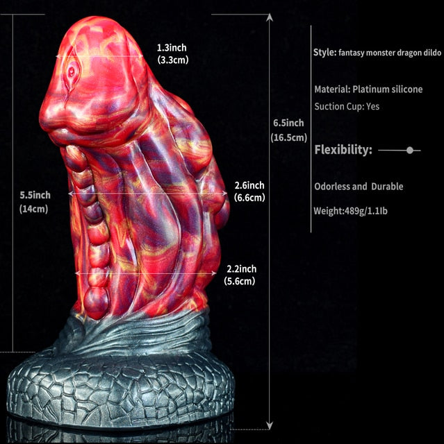 Grond - Thick Dragon Butt Plug, Monster Anal Dildo Grond - Thick Dragon Butt Plug, Monster Anal Dildo