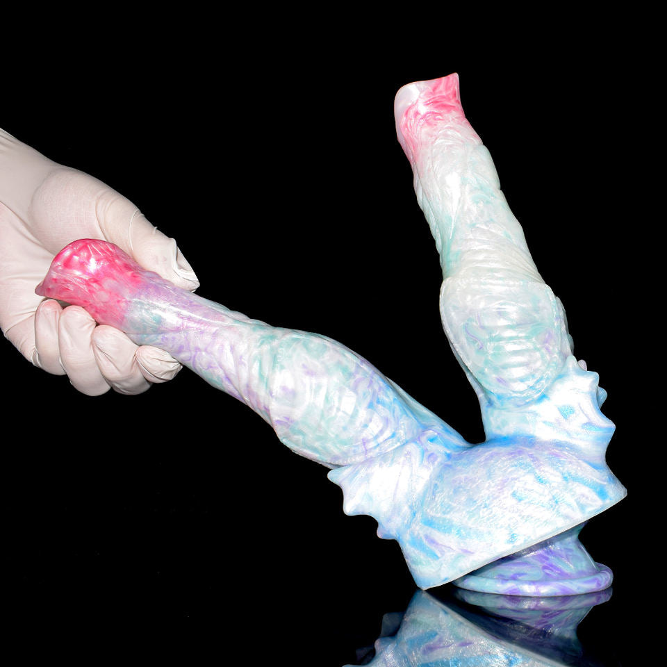 Lumithorn - Two-Hole Minotaur Butt Plug, Double Horse Dildo - DirtyToyz