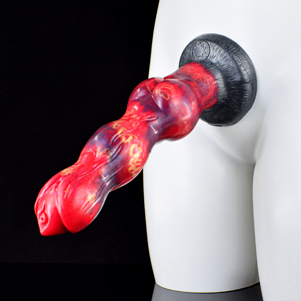 Dani - Huge Dog Dildo, Thick Knotted Canine - DirtyToyz