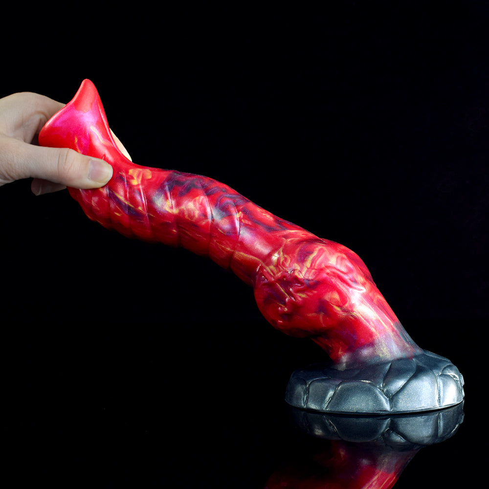 AOUDO - Knotted Wolf Dildo with Dragon Scales - DirtyToyz