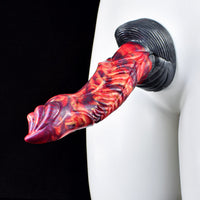Thumbnail for MILLER - Curved Monster Dildo with Dragon Scales - DirtyToyz