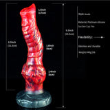 Aoudo - Fantasy Wolf Dildo with Ribbed Curve - DirtyToyz